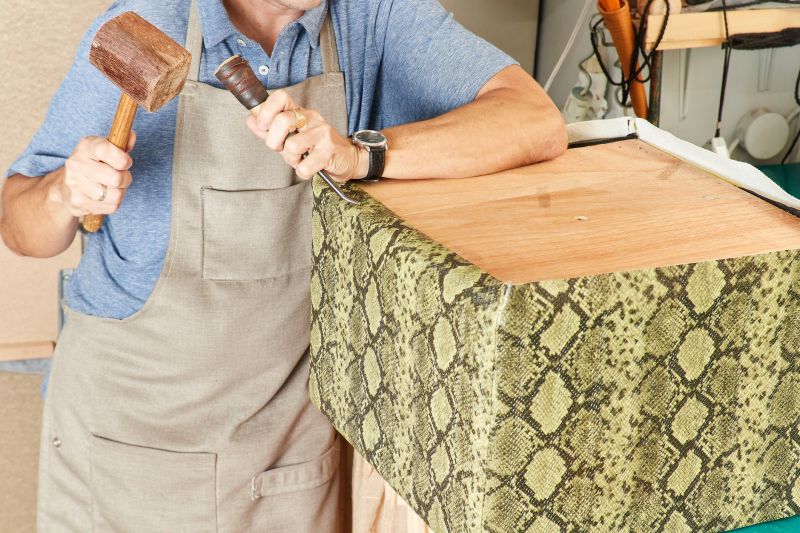 Local In Home Upholstery Repair pros at work