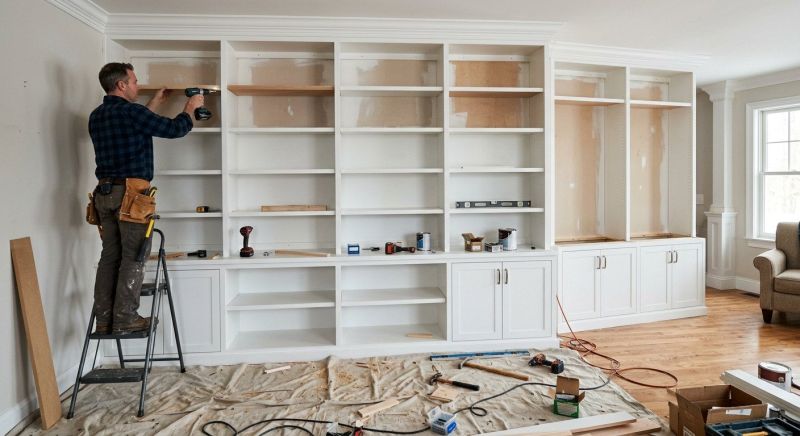 Bookcase Installation in Durham, NC