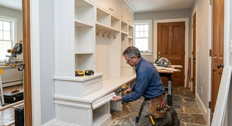 Built In Storage Installation in Fairfax, VA